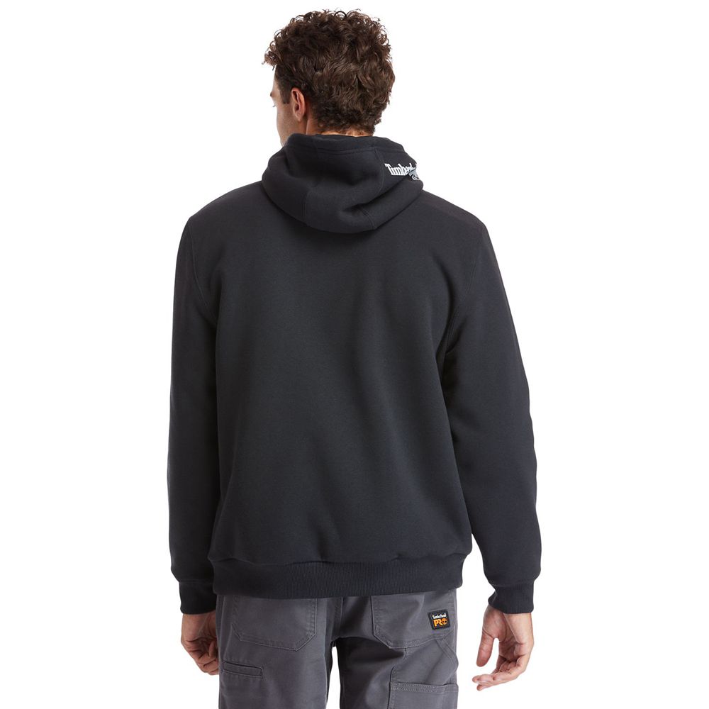 Timberland Φουτερ Ανδρικα Μαυρα - Pro® Double-Duty Heavyweight Hoodie - Greece 4057162-FT